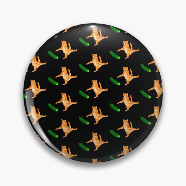 Item preview, Cat Scared by Cucumber, Cursed Cat Images designed and sold by printify.