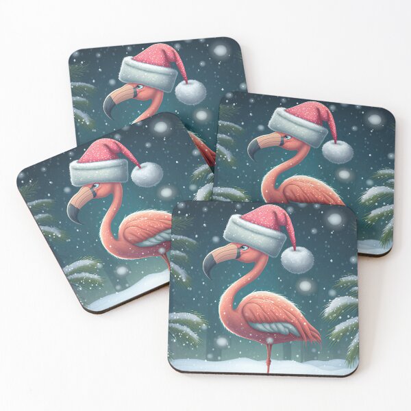 Item preview, Cute Christmas Flamingo designed and sold by art8085.