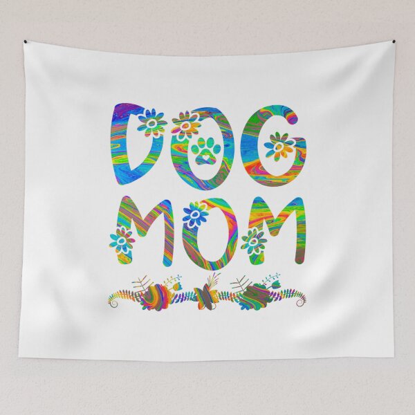 Item preview, Handwritten Dog Mom designed and sold by PetSafari.