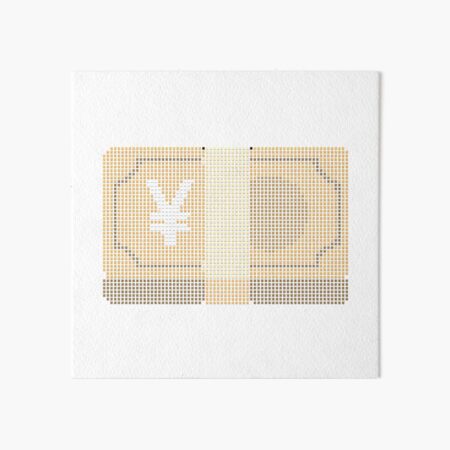 Emoji Pixel Art Banknote with Yen Sign Kids T-Shirt for Sale by