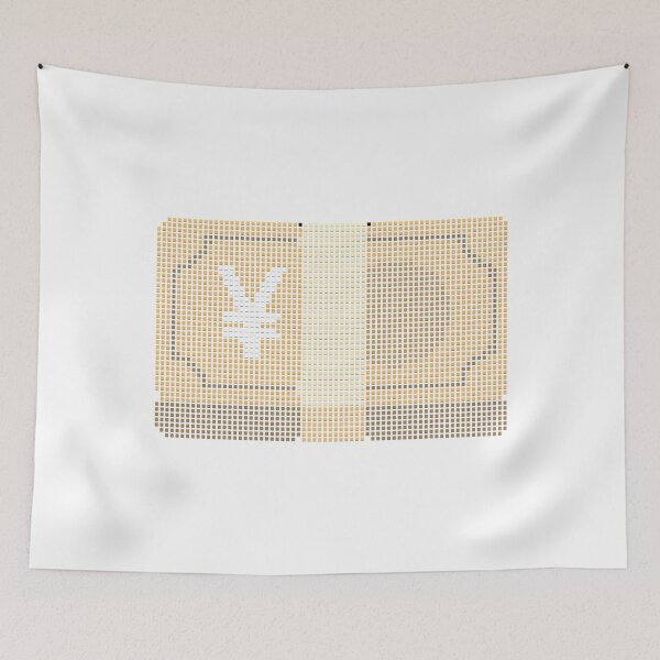Item preview, Emoji Pixel Art Banknote with Yen Sign designed and sold by Pixel4Art.