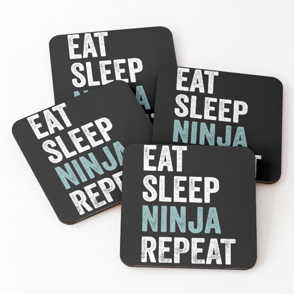 Item preview, Eat Sleep Ninja Repeat Ninja designed and sold by PandaPope.