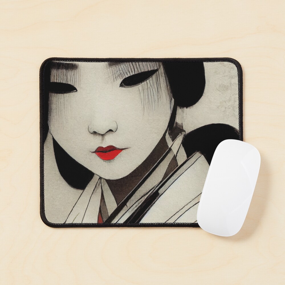 Traditional Japanese Geisha in Kimono Poster for Sale by Valro