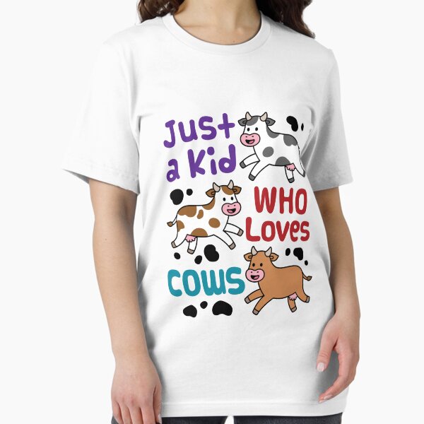 Vista previa del artículo con la obra «Solo un niño que ama las vacas», diseñado y vendido por jaygo.
