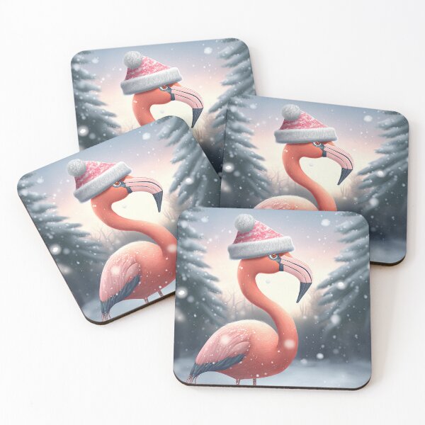 Item preview, Cute Christmas Flamingo designed and sold by art8085.