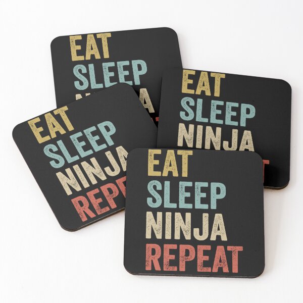 Item preview, Eat Sleep Ninja Repeat Ninja designed and sold by PandaPope.