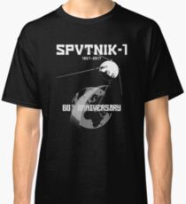 Sputnik 60th Anniversary Künstliche Erde Satelliten 1957-2017 Classic T-Shirt