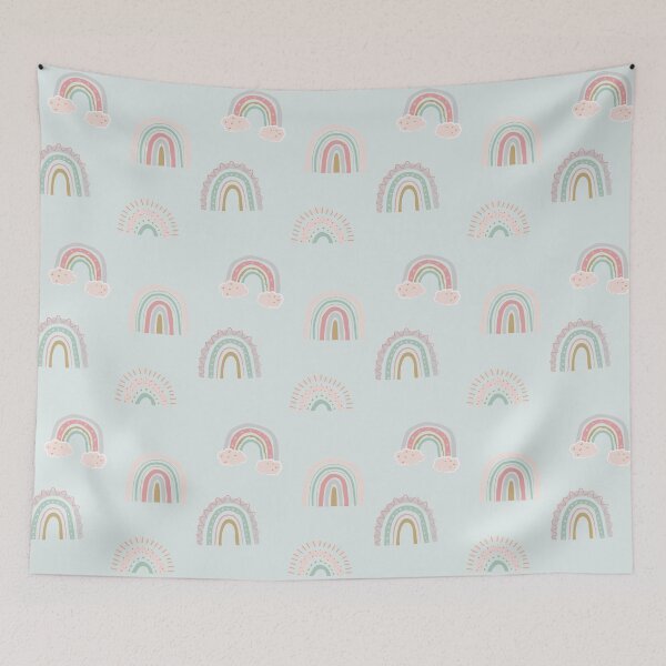 Item preview, Pastel Rainbow Pattern  designed and sold by RUMI-ART-PLANET.