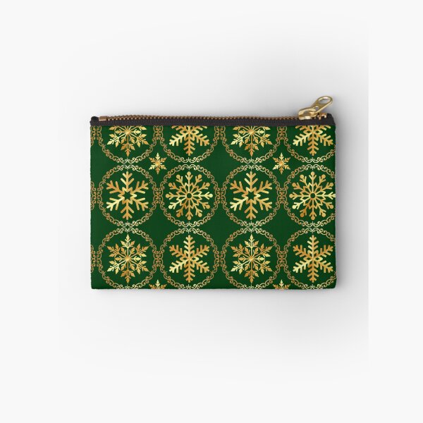 Item preview, Gold and green metallic snowflakes  designed and sold by KCAbdelnour.
