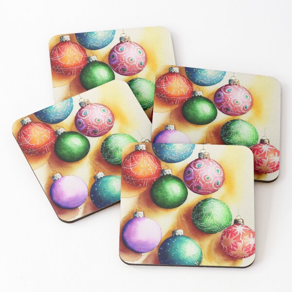 Item preview, Colorful Christmas balls designed and sold by art8085.
