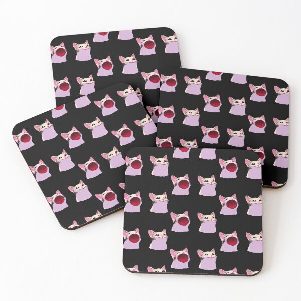 Item preview, Pop Cat Meme, Cursed Cat Images designed and sold by printify.