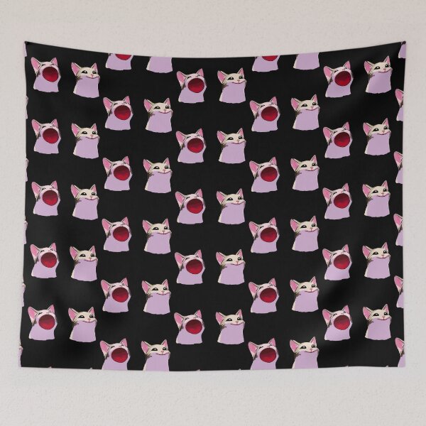 Item preview, Pop Cat Meme, Cursed Cat Images designed and sold by printify.