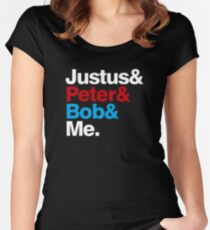 Justus & Peter & Bob & Me Women's Fitted Scoop T-Shirt