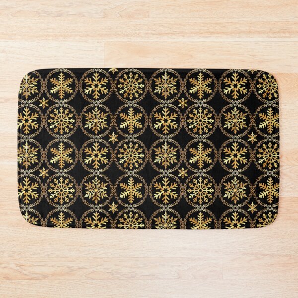 Item preview, Gold and black metallic snowflakes  designed and sold by KCAbdelnour.