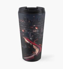 Taza de viaje Los Angeles At Night (Noche aérea)