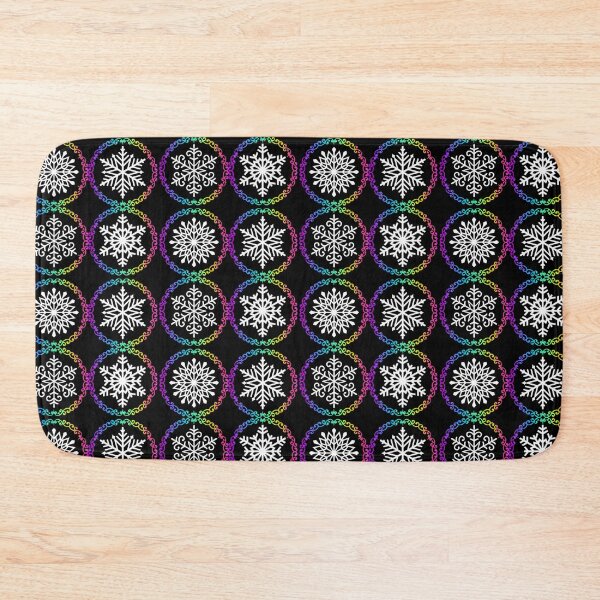 Item preview, Rainbow circle filigree and white snowflakes  designed and sold by KCAbdelnour.