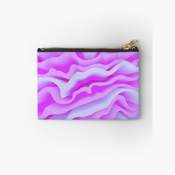 Item preview, Flower Petals Abstract Floral Botanical in Magenta Pale Violet Pale Blue Shades designed and sold by Beachy.