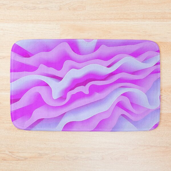 Item preview, Flower Petals Abstract Floral Botanical in Magenta Pale Violet Pale Blue Shades designed and sold by Beachy.