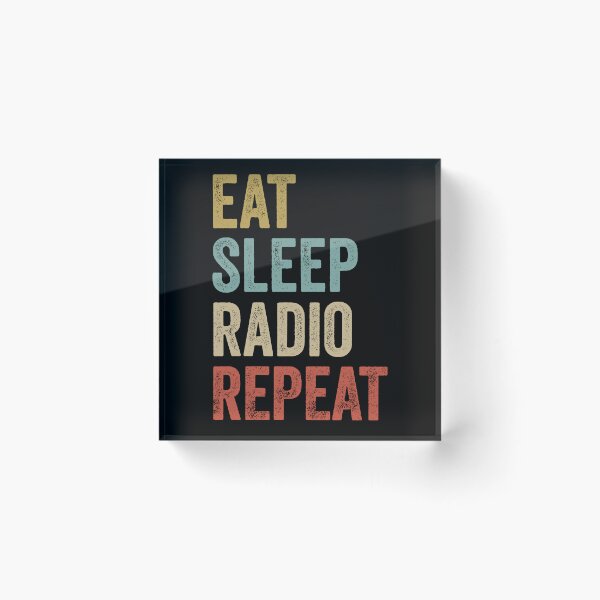 Item preview, Eat Sleep Radio Repeat Ham Radio designed and sold by PandaPope.