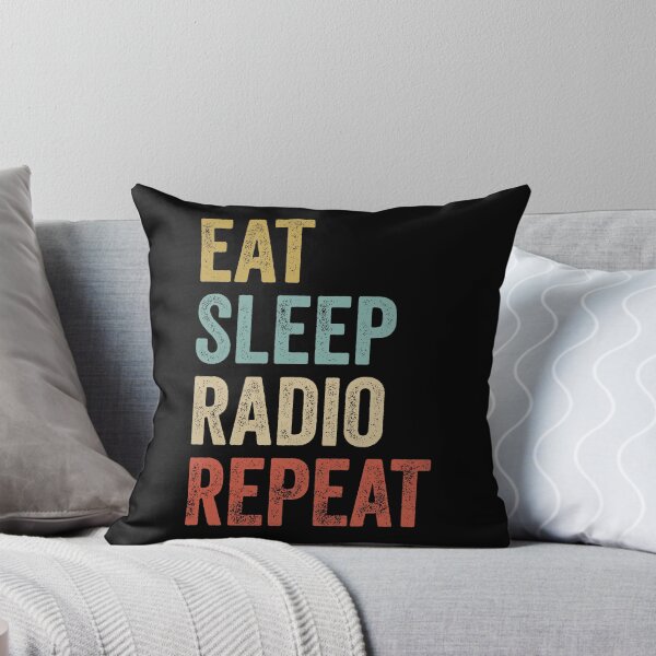Item preview, Eat Sleep Radio Repeat Ham Radio designed and sold by PandaPope.