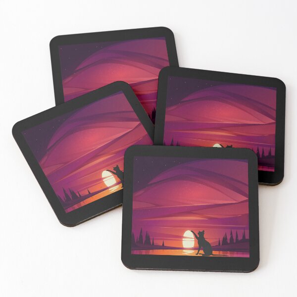 Item preview, nice sunset,cat looking at sunset designed and sold by SeniorPrint99.