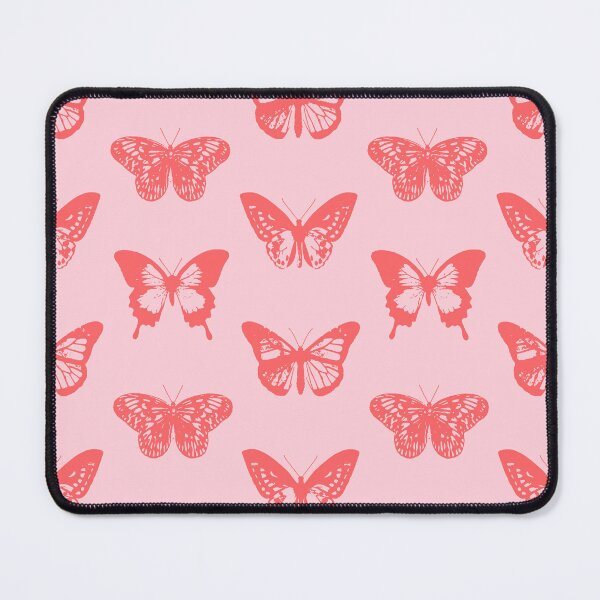 Item preview, Butterfly Sketch, Coral and Light Pink designed and sold by Marymarice.