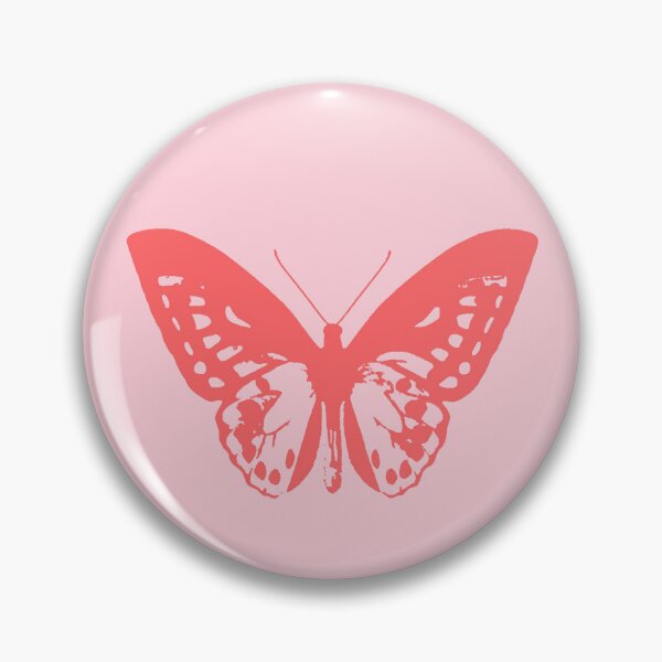 Item preview, Butterfly Sketch, Coral and Light Pink designed and sold by Marymarice.