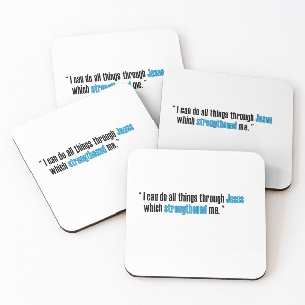 Item preview, "I can do all things through Jesus which strengthened me" designed and sold by Positive Mindzet!.