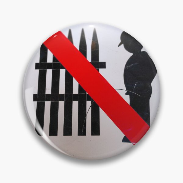 Item preview, prohibition sign do not pee designed and sold by ZOKUBANART.