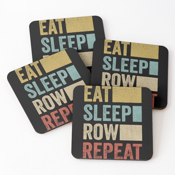 Item preview, Eat Sleep Row Repeat Rowing Crew designed and sold by PandaPope.
