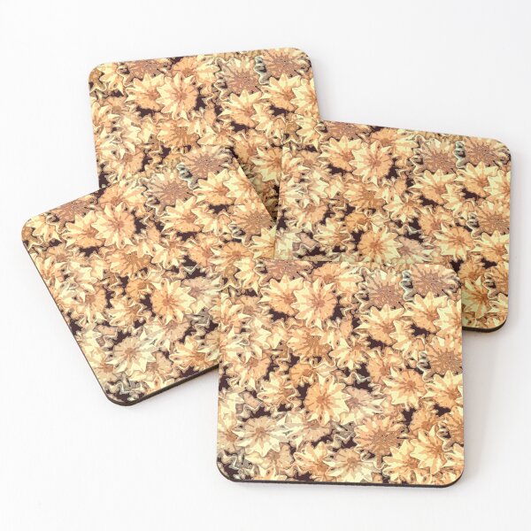 Item preview, Beige flowers background designed and sold by dominiquelandau.
