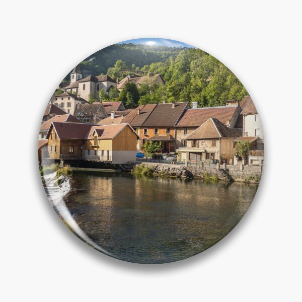 Item preview, Village of Lods and the River Loue designed and sold by reisefoto.