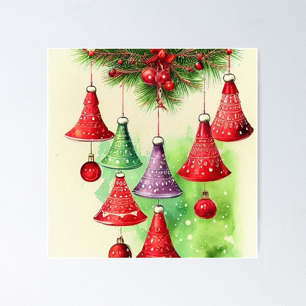 Poster Christmas bells 