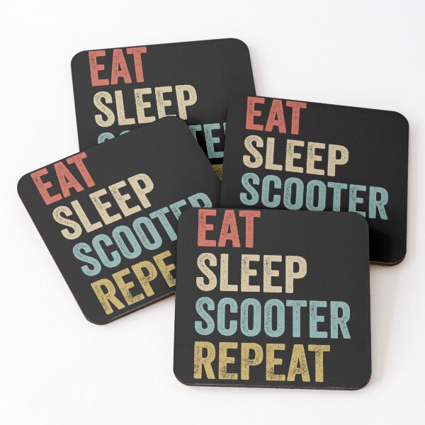 Item preview, Eat Sleep Scooter Repeat Scooter designed and sold by PandaPope.