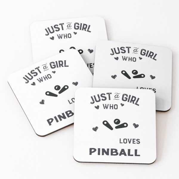 Item preview, Just A Girl Who Loves Pinball, Funny Pinball designed and sold by Aerial Addicts.
