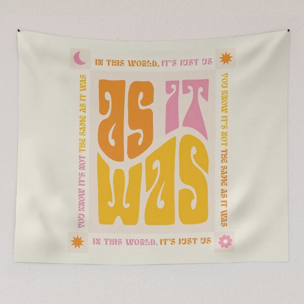 Item preview, As It Was Typography Drawing designed and sold by Rebecca Hellwig.