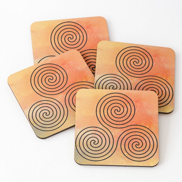 Item preview, Celtic Trinity Spirals 1- Throw Pillows and Prints.  designed and sold by ScatterHub.