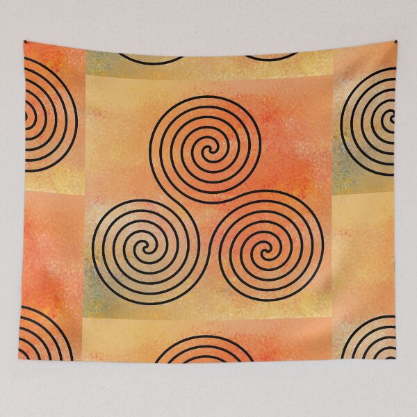 Item preview, Celtic Trinity Spirals 1- Throw Pillows and Prints.  designed and sold by ScatterHub.