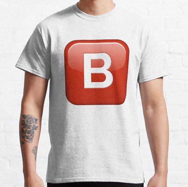 B Emoji Gifts Merchandise Redbubble - b emoji shirt roblox