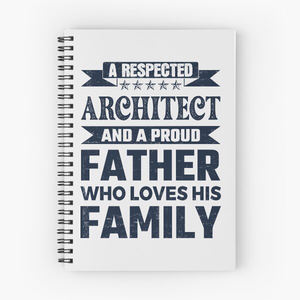 Item preview, A Respected Architect And A Proud Father Who Loves His Family Father's Day Gift Idea Architect Quotes Architect Funny Gift idea Funny Architect designed and sold by Mmmm3344.