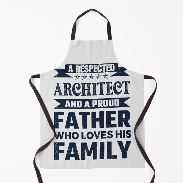 Item preview, A Respected Architect And A Proud Father Who Loves His Family Father's Day Gift Idea Architect Quotes Architect Funny Gift idea Funny Architect designed and sold by Mmmm3344.