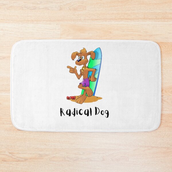 Item preview, surfing dog - cute dog leaning up against a surfboard - Dog Lover designed and sold by AspectArtWorks.