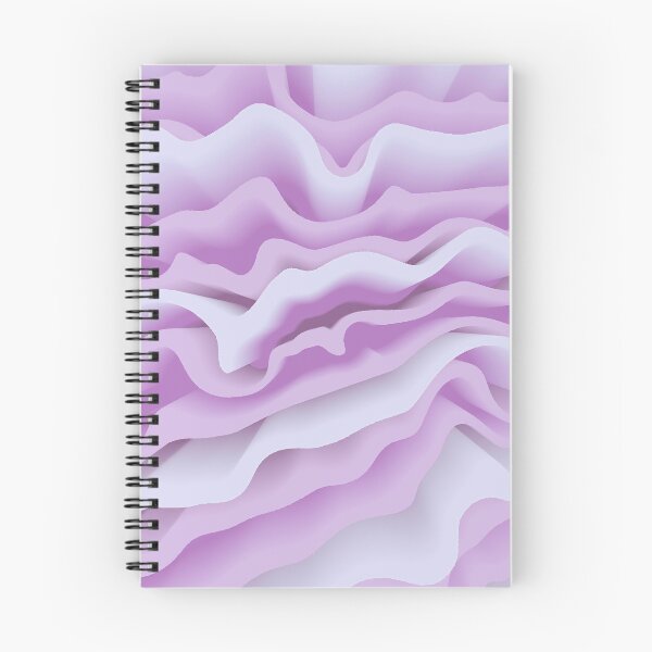 Item preview, Flower Petals Abstract Floral Botanical in Light Grayish Violet and Light Grayish Blue designed and sold by Beachy.