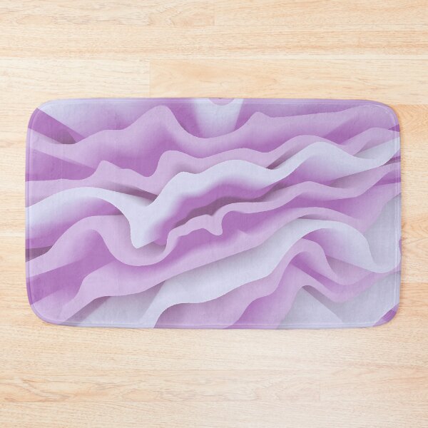 Item preview, Flower Petals Abstract Floral Botanical in Light Grayish Violet and Light Grayish Blue designed and sold by Beachy.