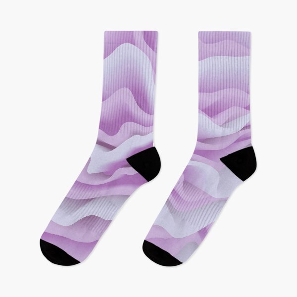 Item preview, Flower Petals Abstract Floral Botanical in Light Grayish Violet and Light Grayish Blue designed and sold by Beachy.