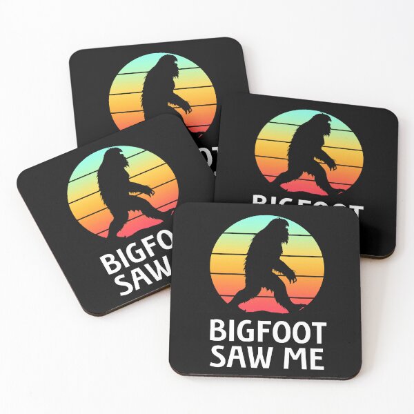 Item preview, Copy of Bigfoot Saw Me -  gradient sunset tee shirts stickers pillows and more designed and sold by FlippinTurtles.