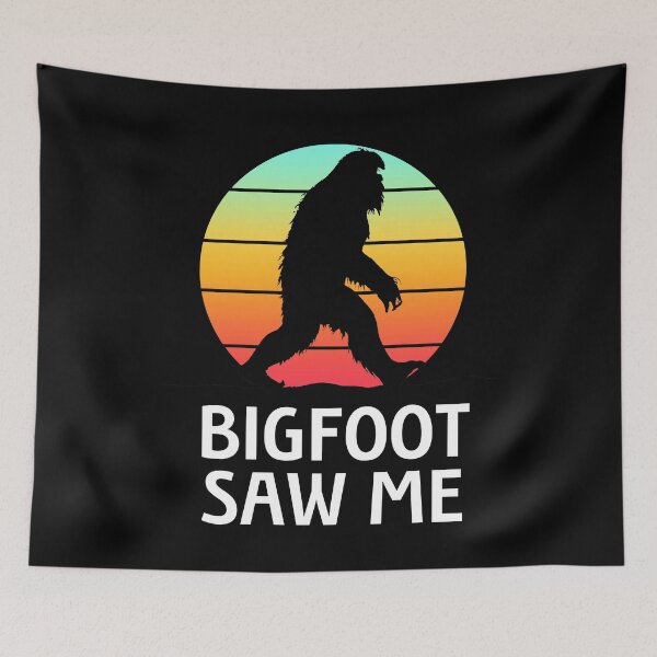 Item preview, Copy of Bigfoot Saw Me -  gradient sunset tee shirts stickers pillows and more designed and sold by FlippinTurtles.