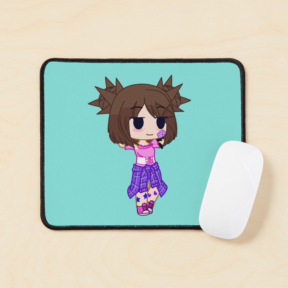 Pegatina con la obra «Para los que le gusta jugar y diseñar Muñeca chibi  meme de Gacha club. Chica chibi gacha Anime - Chicas de gacha club» de  gachanime | Redbubble