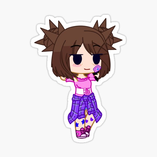 Beautiful Gacha Girl Dancing - Gacha Club Dolls - Gacha Girls Sticker by  gachanime