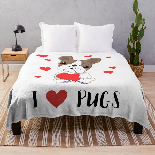 Item preview, I Love Pugs - Dog Lover designed and sold by AspectArtWorks.